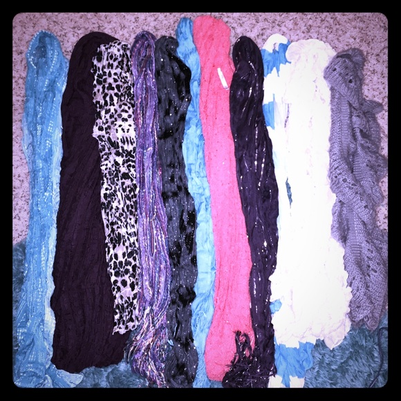 A bundle of scarves!
