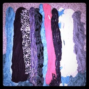 A bundle of scarves!