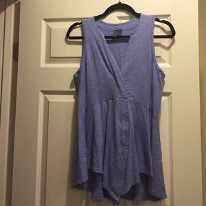 Left of center light purple tank