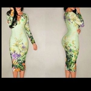 MOTHER NATURE BODYCON DRESS