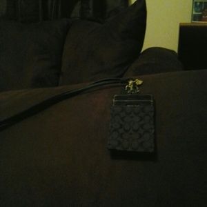 Coach ID Tag Holder