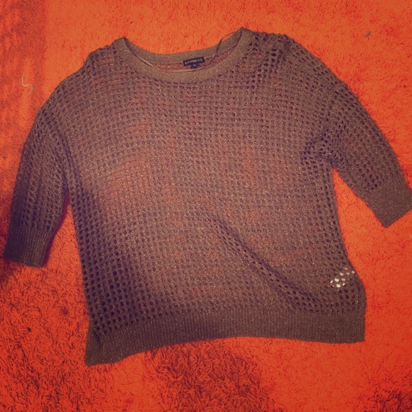 Sparkling brown sweater from Express