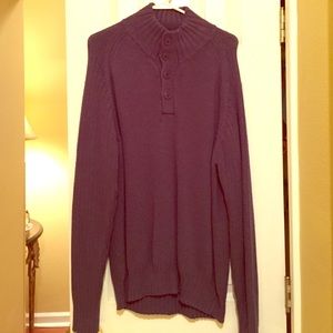 Navy blue men's sweater