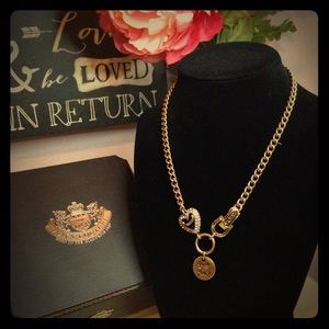 Juicy Couture "Lady Juicy" gold necklace 🎀