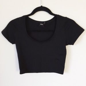 ASOS Black Crop Top
