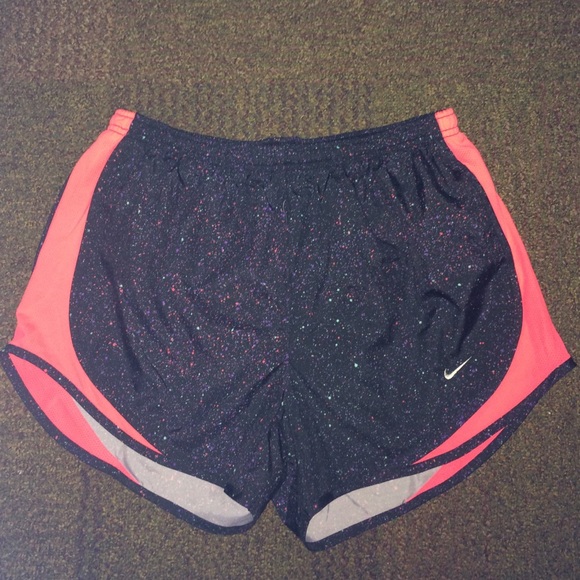 Nike Dri-Fit Pink Black Purple Running Shorts