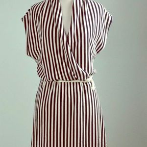 Anthropologie cross over knot dress