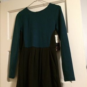 Black and green AERO PLL dress