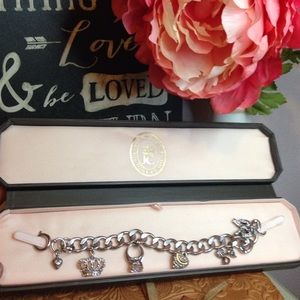 Juicy Couture chunky silver charm bracelet 🎀
