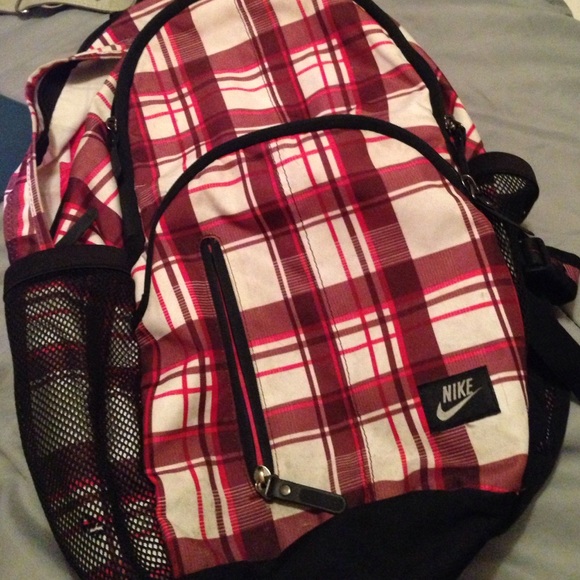 Plaid Nike backpack!
