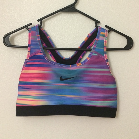 Nike Dri-Fit Multi Colored Sports Bra