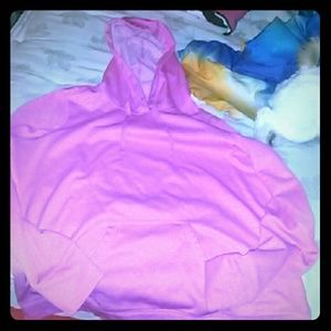 Bright pink sweatshirt