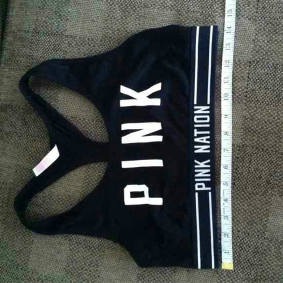 Pink nation sports bra