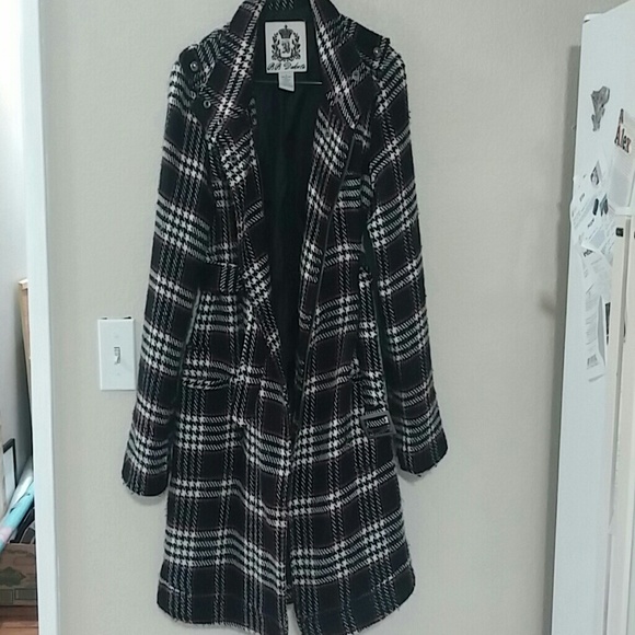 Plaid Peacoat