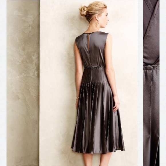 🎉Host Pick 🎉Anthro gunmetal dress by Ivy + Blu - Picture 2 of 4