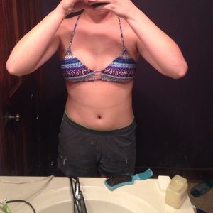 LA Hearts bikini top