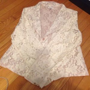 CAbi Lace Blazer NWOT