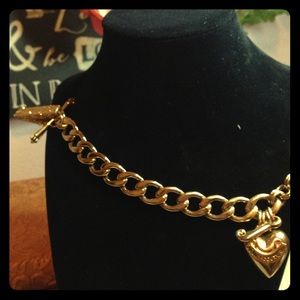 Juicy Couture gold bracelet with charms 🎀