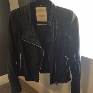 Zara leather jacket
