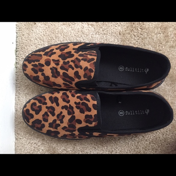 Leopard Slip On Sneakers