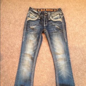 Size 24W 31L Rock Revival Jeans