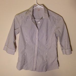 Uniqlo Pinstripe Collared Shirt
