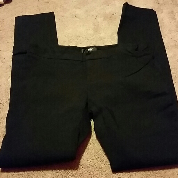 Skinny black dress pants