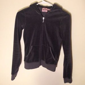 Gray Juicy Couture Zip-up Hoodie