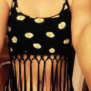 LA hearts daisy tank top