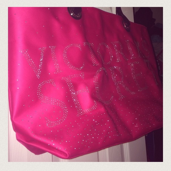 Pink sparkly overnight bag, Victoria's Secret!