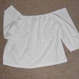 White Off the Shoulder Top