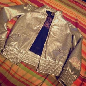 Girls pleather jacket
