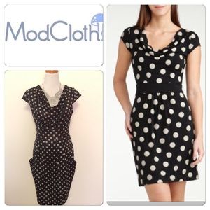 NEW Modcloth Polka Dots Dress