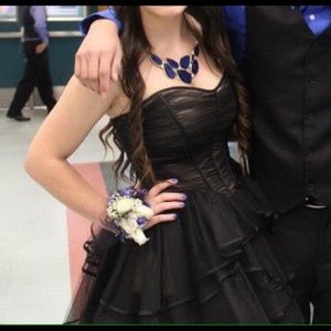 Betsey Johnson black tulle semi-formal dress