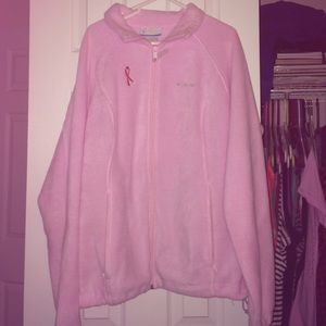Pale pink Columbia fleece jacket!