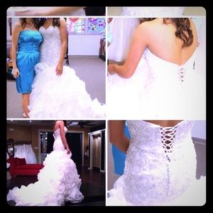 Ivory Mori lee wedding dress
