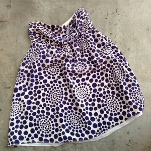 Alice + Olivia Dresses - Alice + Olivia Strapless Blue Polka Dot Dress Alice + Olivia Dresses - Alice + Olivia Strapless Blue Polka Dot Dress
