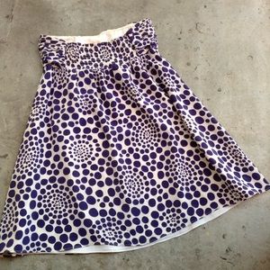 Alice + Olivia Dresses - Alice + Olivia Strapless Blue Polka Dot Dress Alice + Olivia Dresses - Alice + Olivia Strapless Blue Polka Dot Dress