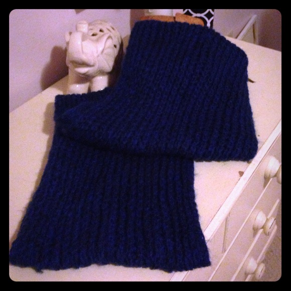 Cobalt Blue Crochet Infinity Scarf 💙 - Picture 1 of 1