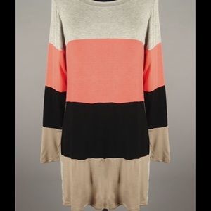 Colorblock tunic/dress