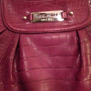 Purple Nine West bag! Authentic!