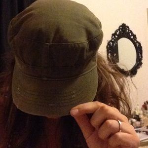 Cute Army Green Hat