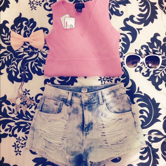 Knit crop top