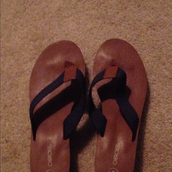 High heeled flip flops