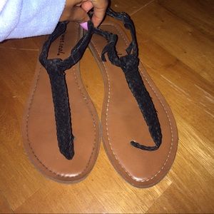 Black sandals