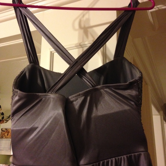 Grey homecoming/prom dress - Picture 3 of 4