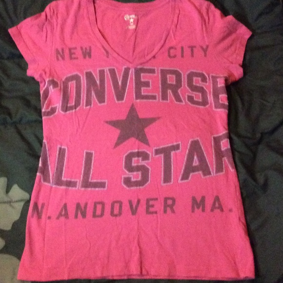 A size small pink All Star Converse shirt
