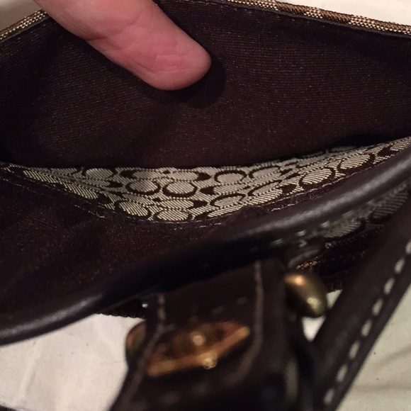 Coach Mini Monogram Wristlet - Picture 4 of 4