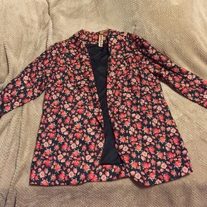 Floral Print Blazer