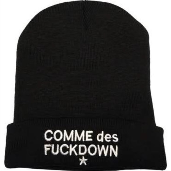 Black beanie!